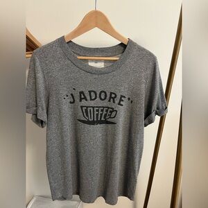 Sol Angeles Gray Tee shirt for Anthropologie. Size Large.